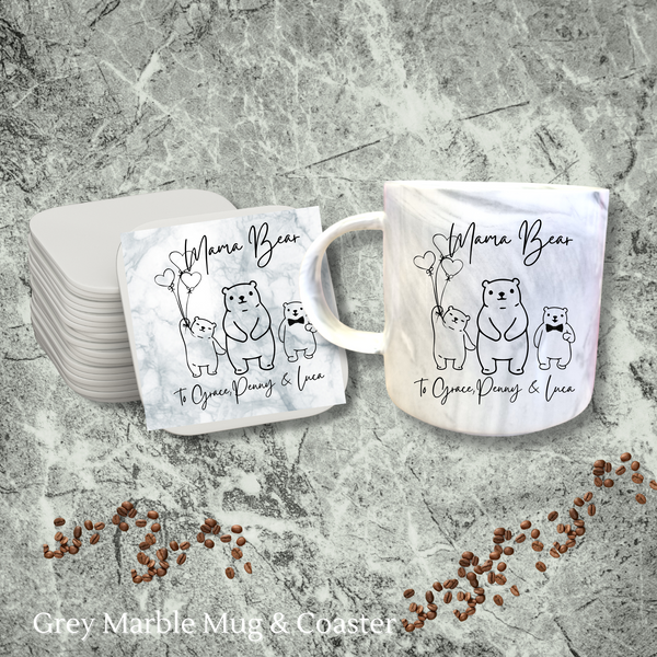 Personalised Bear Mug Gift For Mothers