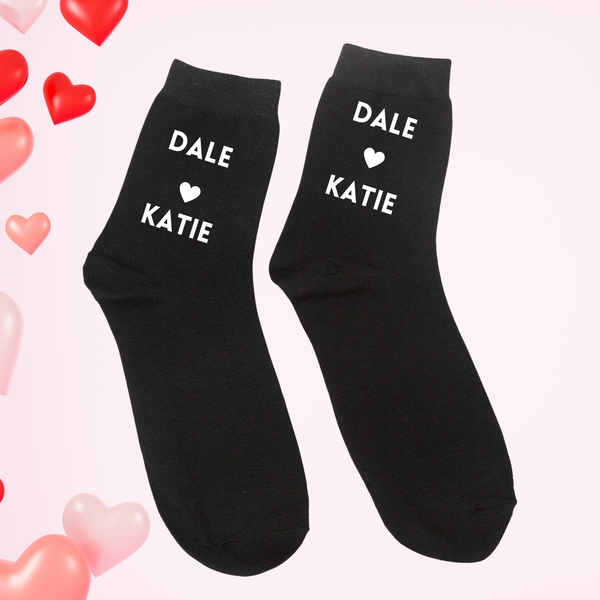 Personalised Valentines Socks