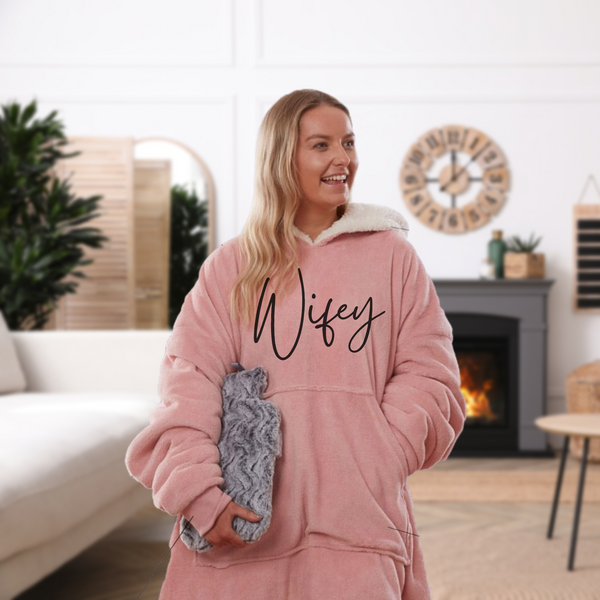Personlised Humour Snuggle Hoodie For Valentines