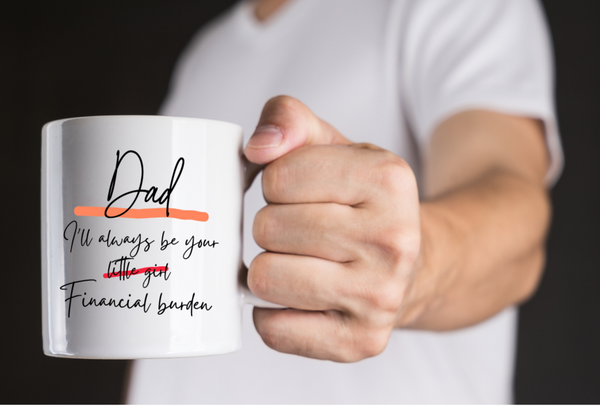 Personalised Custom Coffee Cup for Dad