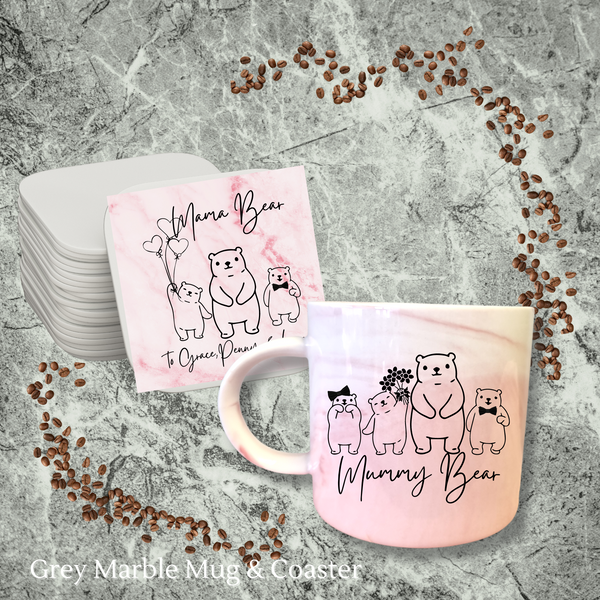 Regalo personalizado de taza de oso para madres