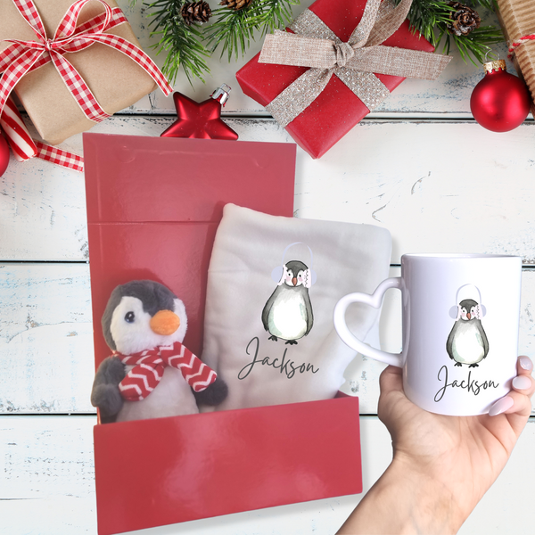 Christmas Penguin Gift Set