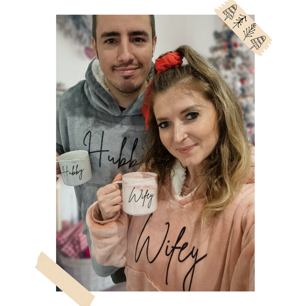 Personalised Couple Blanket Hoodies,Couple hoodies, Oversized Hoodies for couple, Couple Anime Hoodie, Family Gift Hoodie, Christmas sweater