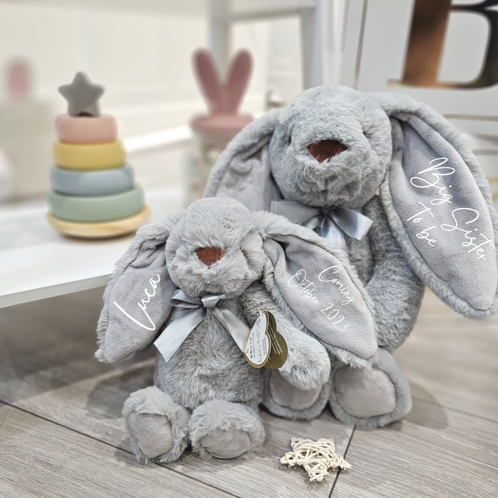 Personalised Bunny For Siblings The Customise Company