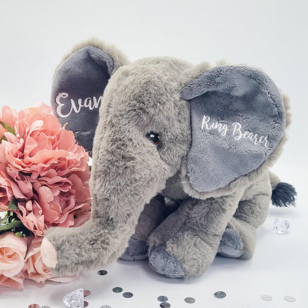 Personalised Eco-Friendly 11 Inch Elephant Soft Toy