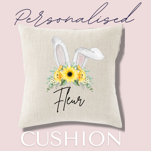 Easter Gift, Easter Decor, Easter Cushion, Personalised Gift, Easter, Personalised Cushion