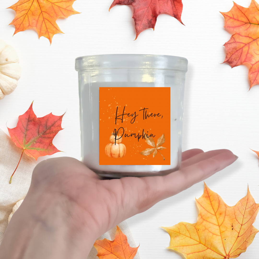Personalised Pumpkin Candle
