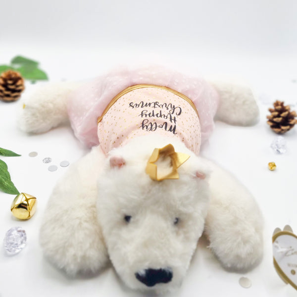 Regalo de Navidad personalizado del oso polar
