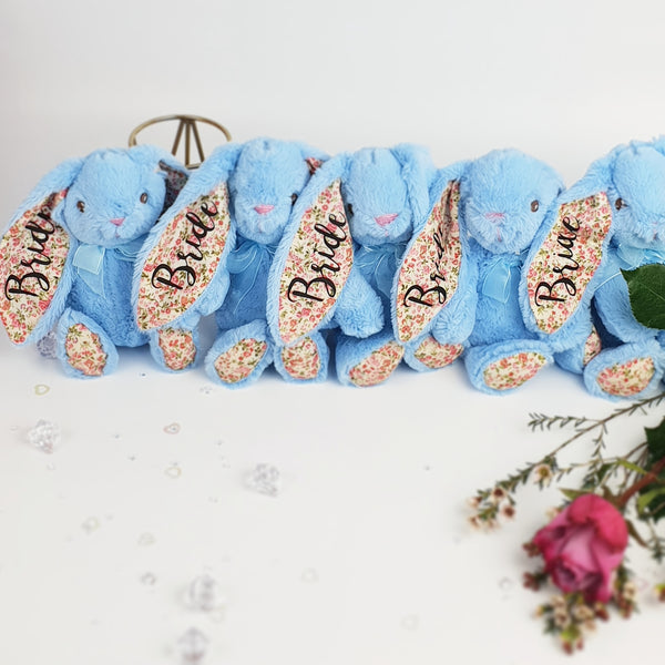 Personalised Blue Bunny for Page Boy Proposals