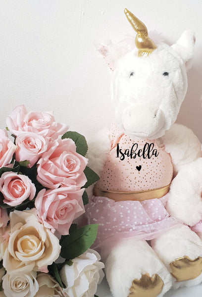 Personalised Princess Unicorn Soft Toy