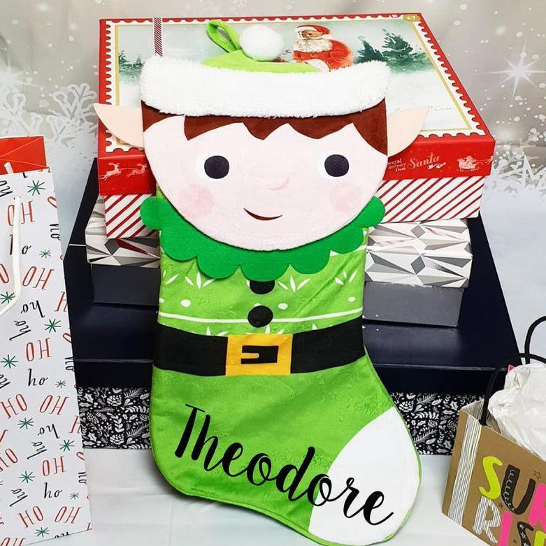 The Christmas Collection 3D Elf Stocking
