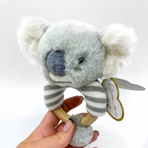 Personalised Eco Friendly Koala Baby Rattle