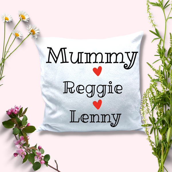 Personalised Mother's Design Cushion Cover