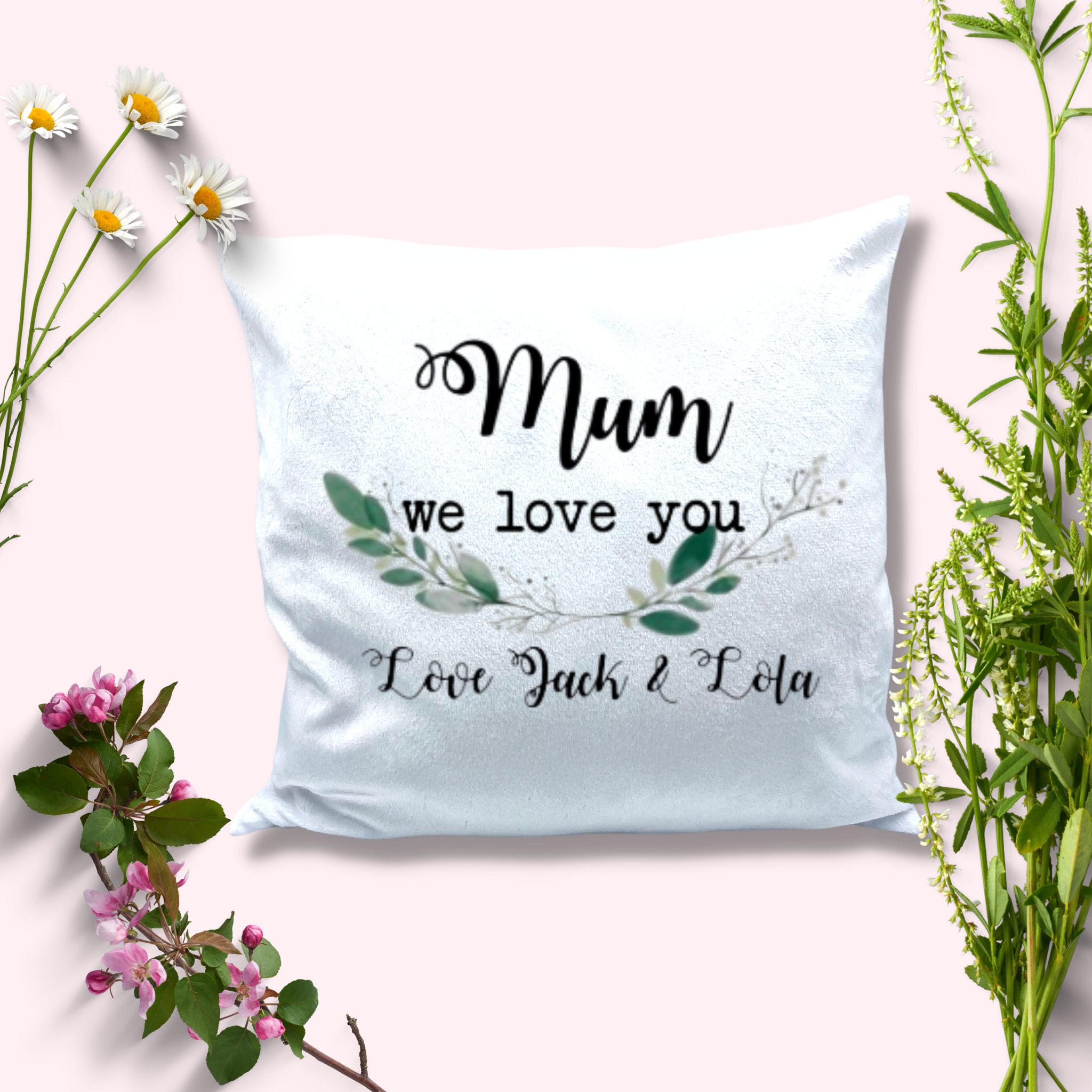 Personalised Mother's Design Cushion Cover