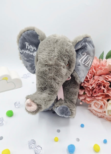 Regalo de cumpleaños personalizado de elefante