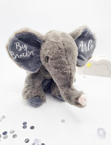 Regalo personalizado para nuevo bebé con elefante
