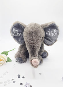 Regalo personalizado para nuevo bebé con elefante