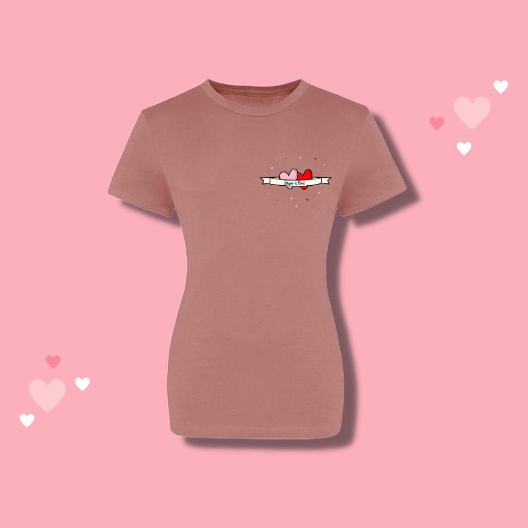Valentines Day, Personalised T-Shirt, Valentines Day Gift, Gift for Her, Couple Gifts, His and Her Gifts, Personalized Gift