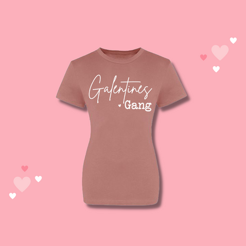 Galentine's Gang Gift 个性化 T 恤