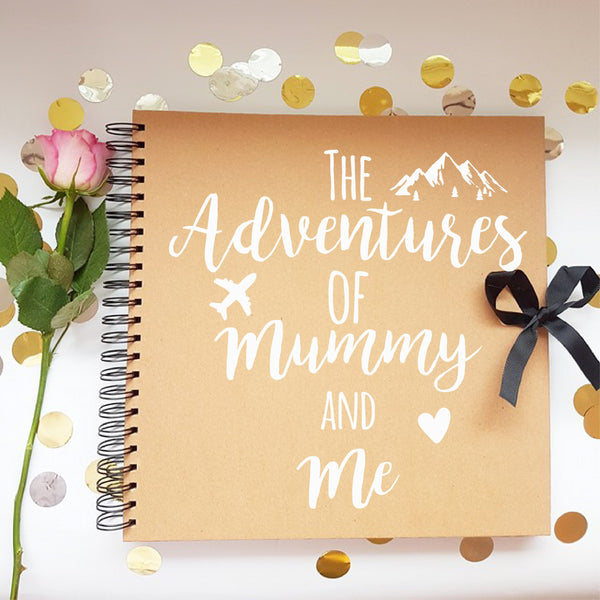 Personalised The Adventure's Of Mummy &, Brown Scrapbook