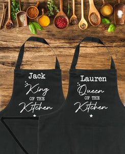 Personalised King of The Kitchen Apron