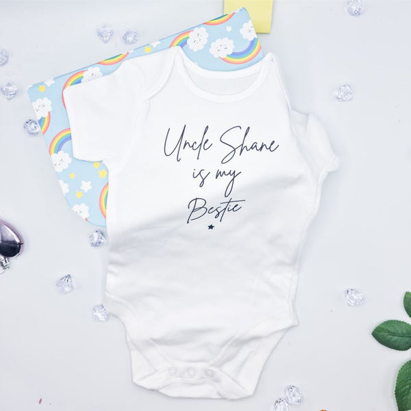 Personalised Baby Bodysuit & Bunny Bundle