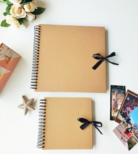 Our Engagement Brown Scrapbook