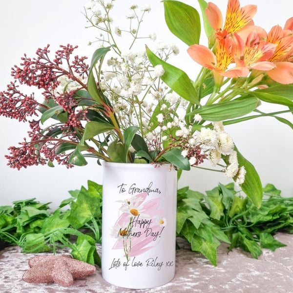 Personalised Mother's Day Flower Vase