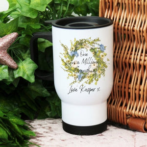 Personalised Travel Mug with Lid for Mother's
