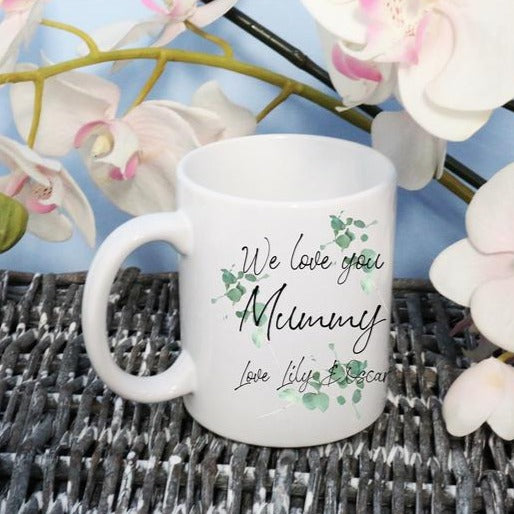 Personalised Mother's Day Botanical Mugs