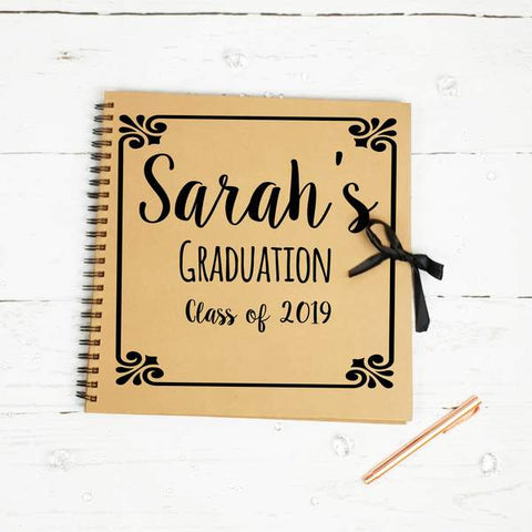 Personalised Graduation, Class of, Brown Scrapbook