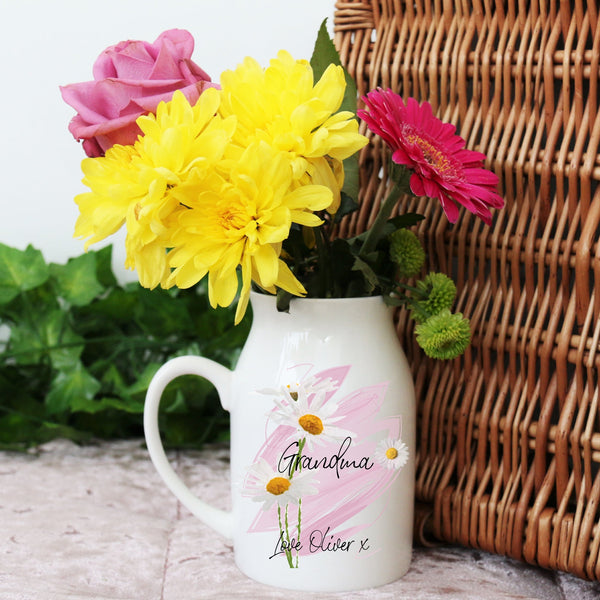 Personalised Flower Vase Gift For Mothers