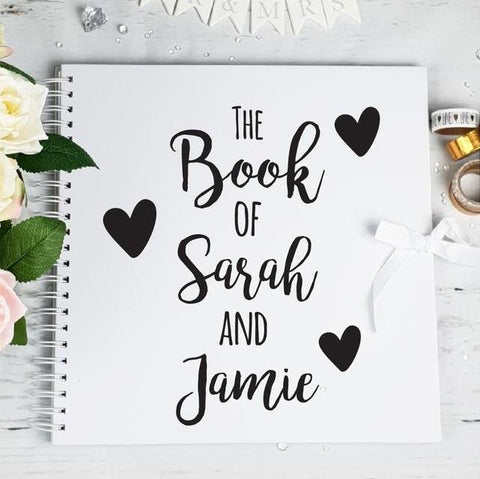 Personalised The book of White Scrapbook